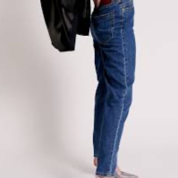 One Teaspoon Legends High Waist Straight Leg Denim Jeans Rodeo Blue 23 - Picture 11 of 12